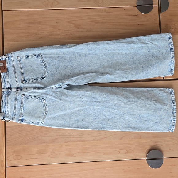 Sézane Le Crop Blue Edge Jeans | French Girl Style I VGUC, size 36 4US - Picture 12 of 13